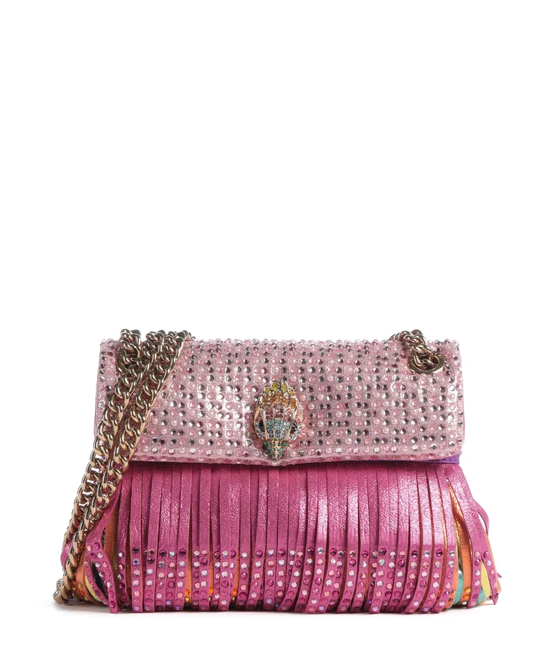 Kurt Geiger Kensington Mini Fringe Axelremsväska multi