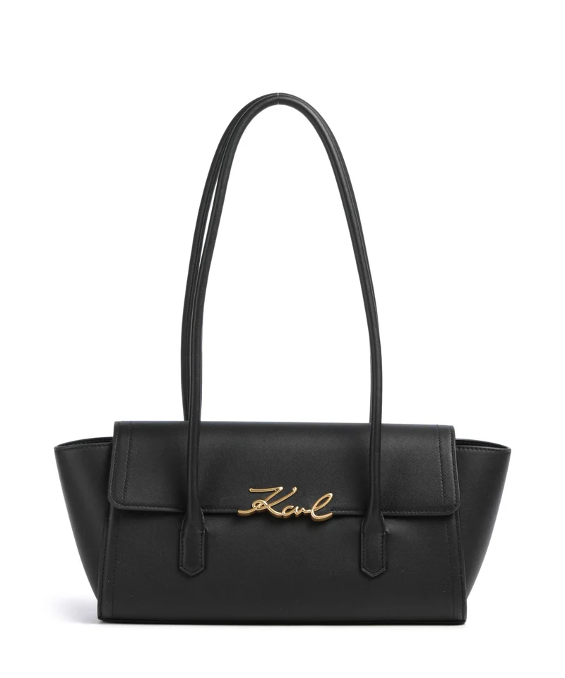 Karl Lagerfeld K/Signature Axelremsväska black/gold