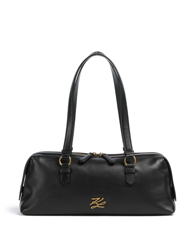 Karl Lagerfeld K/Autograph Medium Axelremsväska black/gold