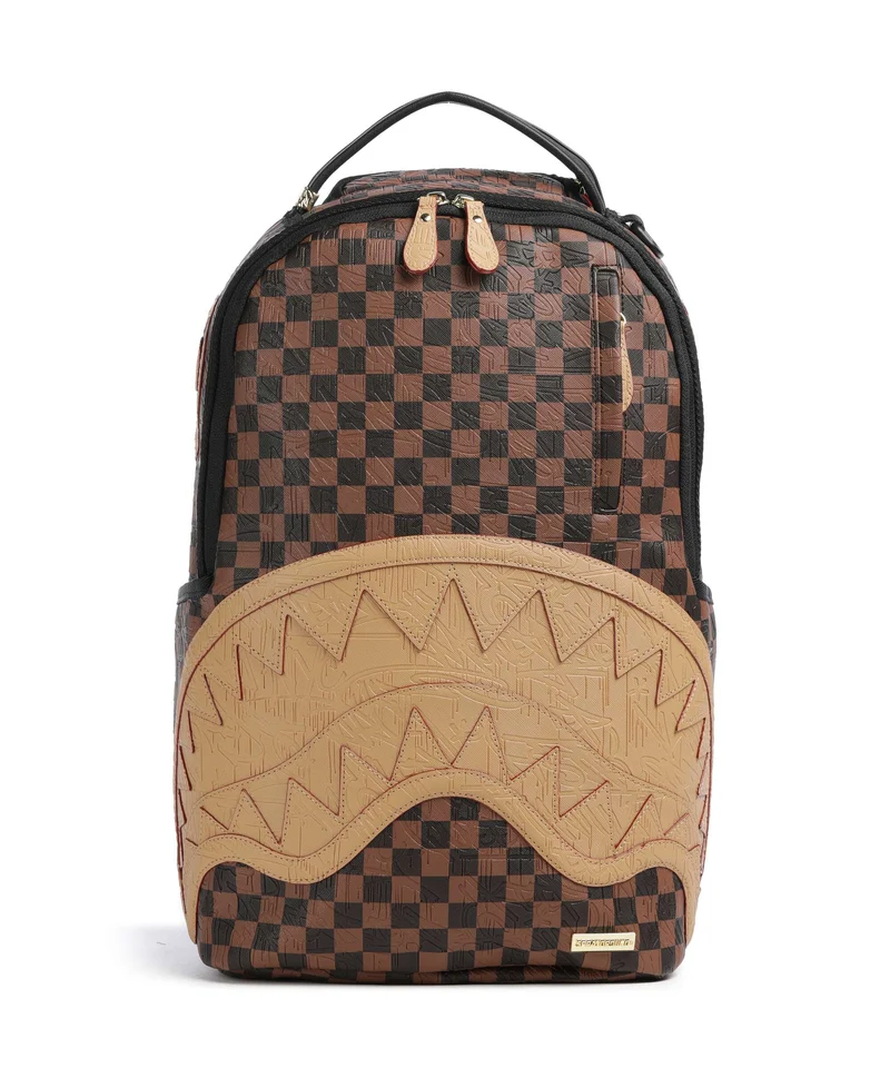 Sprayground Embossed Check Brown Ryggsäck multicolour