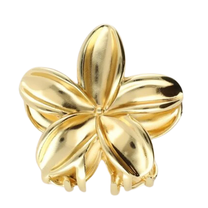 Hairclip Flower - Gold