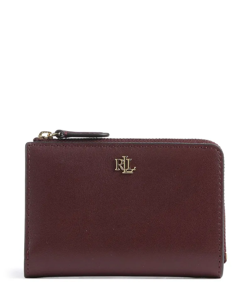 Lauren Ralph Lauren Small Korthållare dark garnet