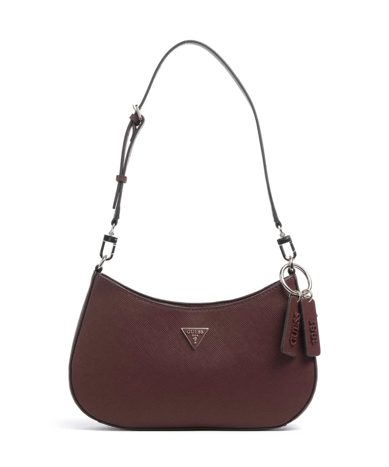 Guess Noelle II Axelremsväska burgundy