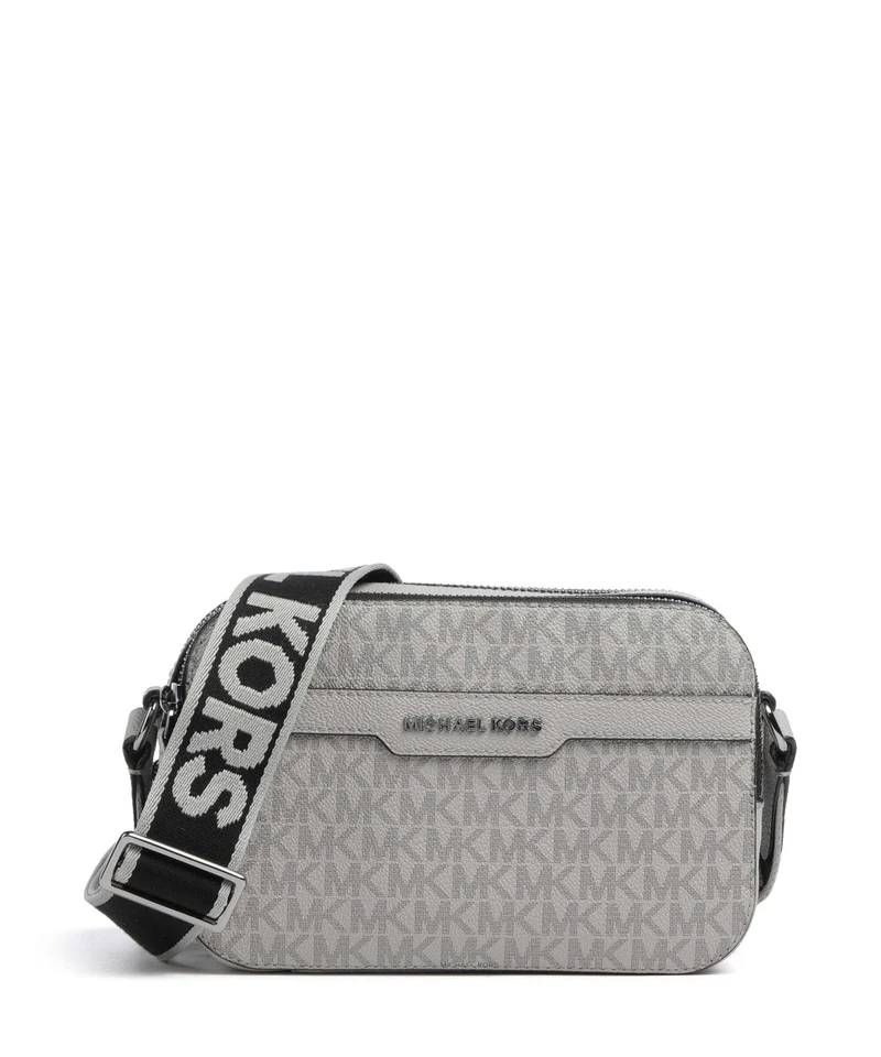 Michael Kors Hudson Crossover väska nickel