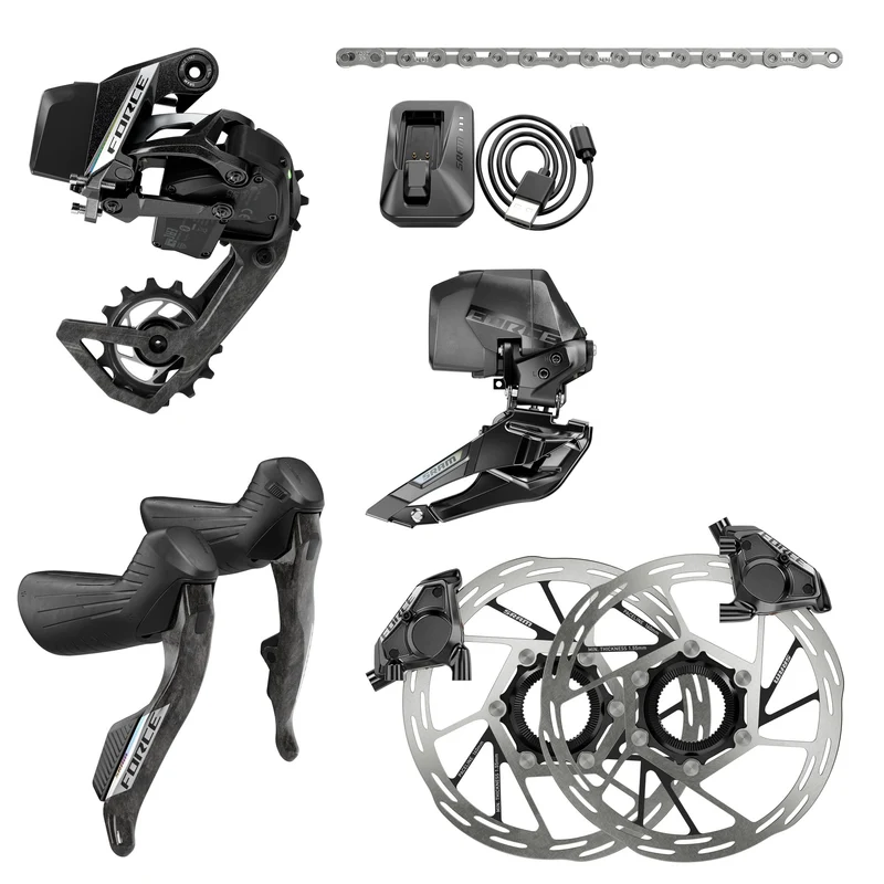Force AXS E1 2x Electronic HRD Bike Groupset