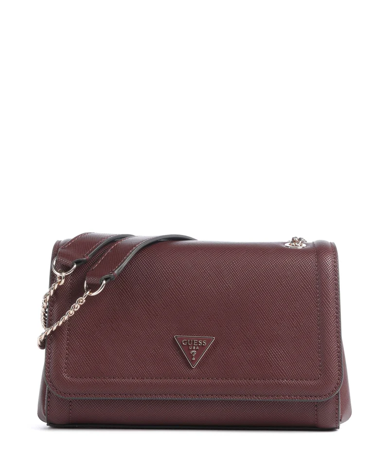 Guess Noelle II Axelremsväska burgundy