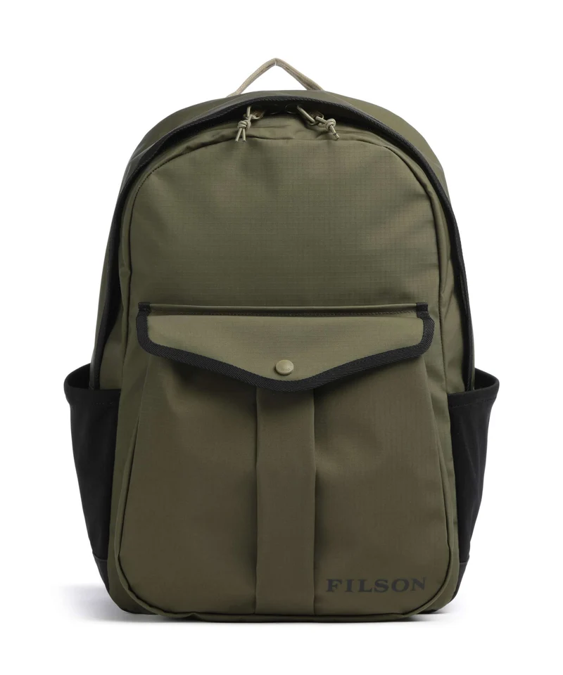 Filson Tin Cloth Ryggsäck olive/black/covert