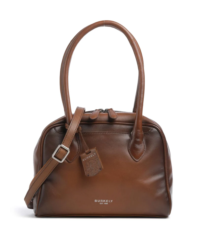 Burkely Ledger Axelremsväska cognac