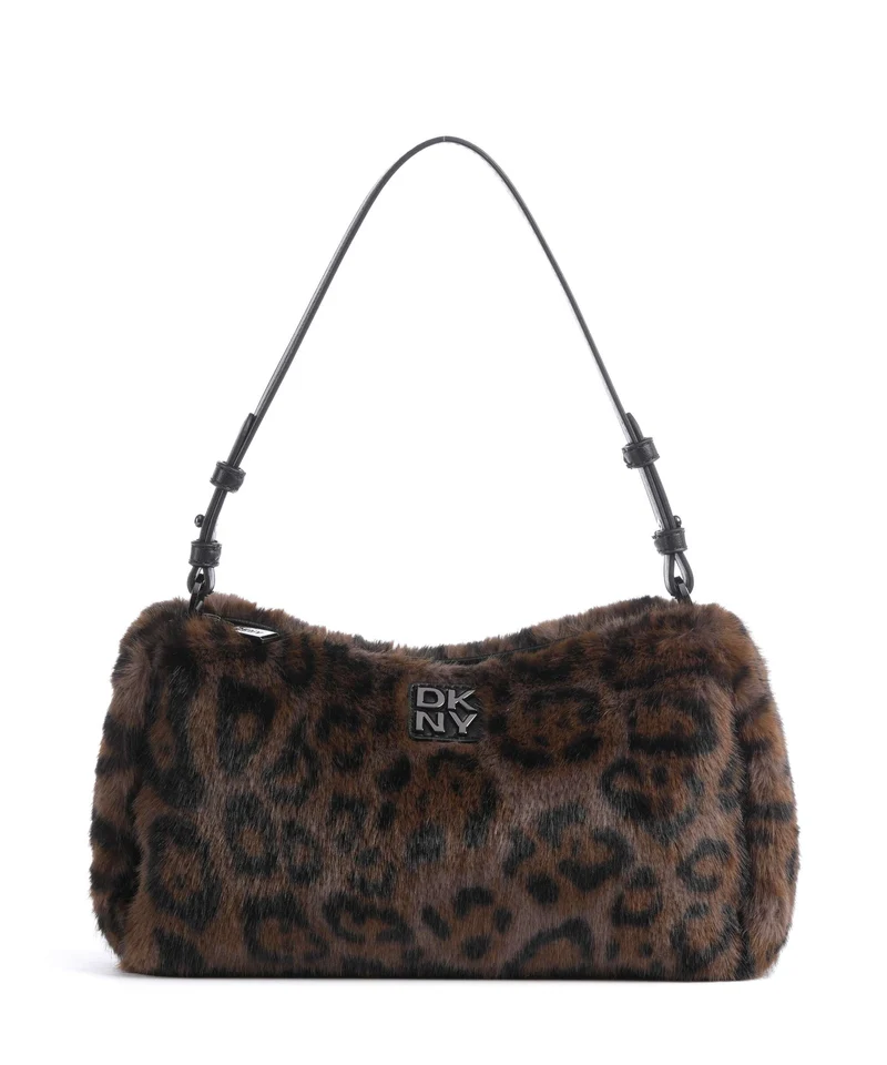 DKNY Remy Axelremsväska leopard