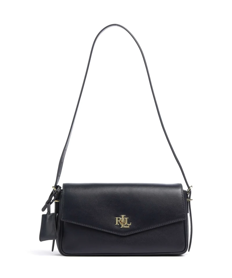 Lauren Ralph Lauren Farrah Medium Axelremsväska lauren navy