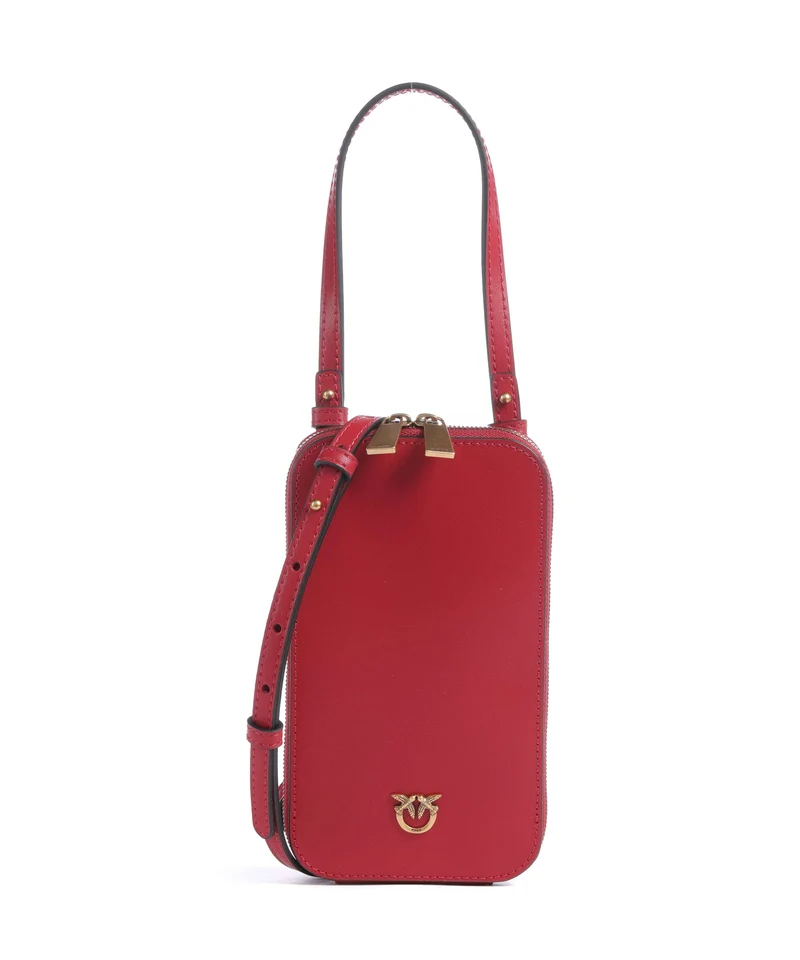 Pinko Telefonväska rosso rio/antique gold