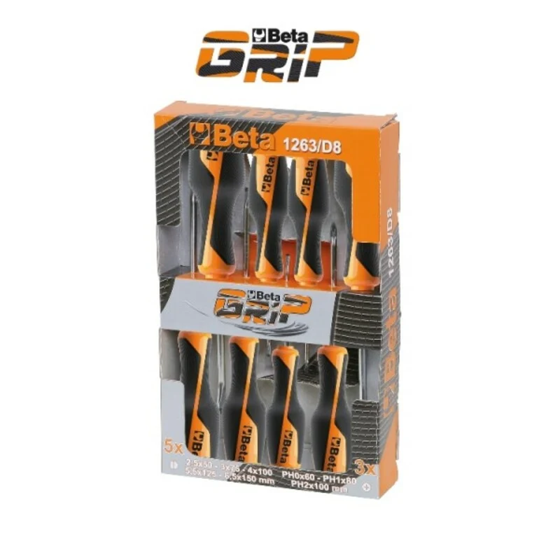BETA Set of 8 Screwdrivers 012630008