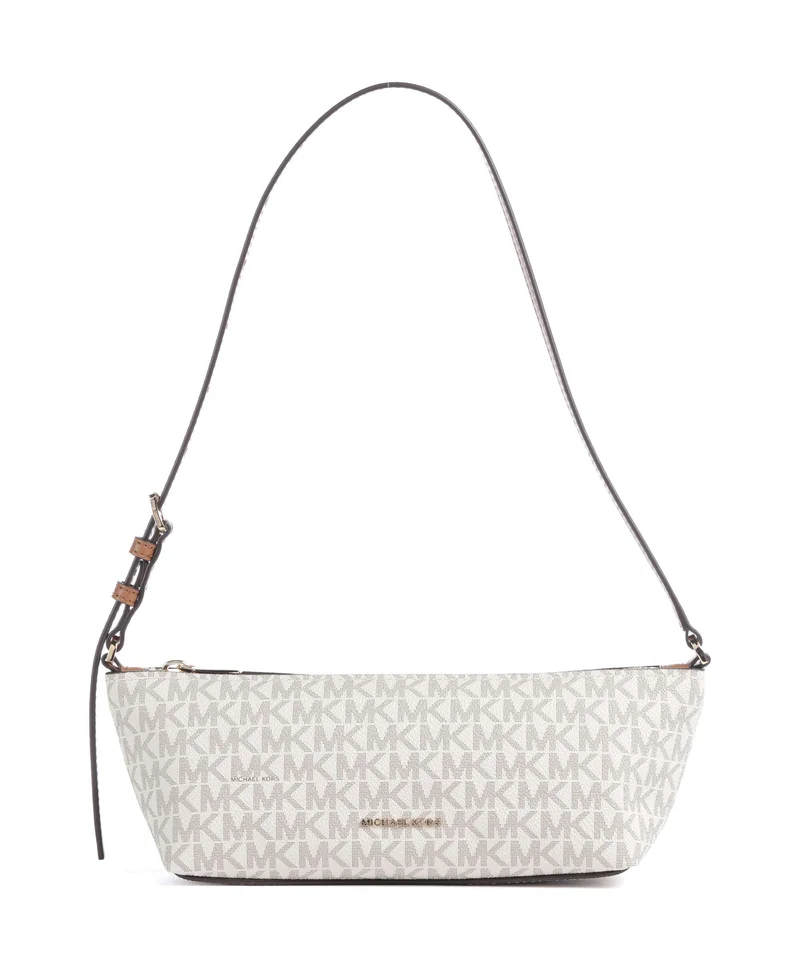 Michael Kors Laila Small Axelremsväska vanilla/acorn