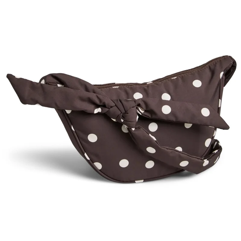 PIECES dam väska PCAMANDA - Hot Fudge Birch dots