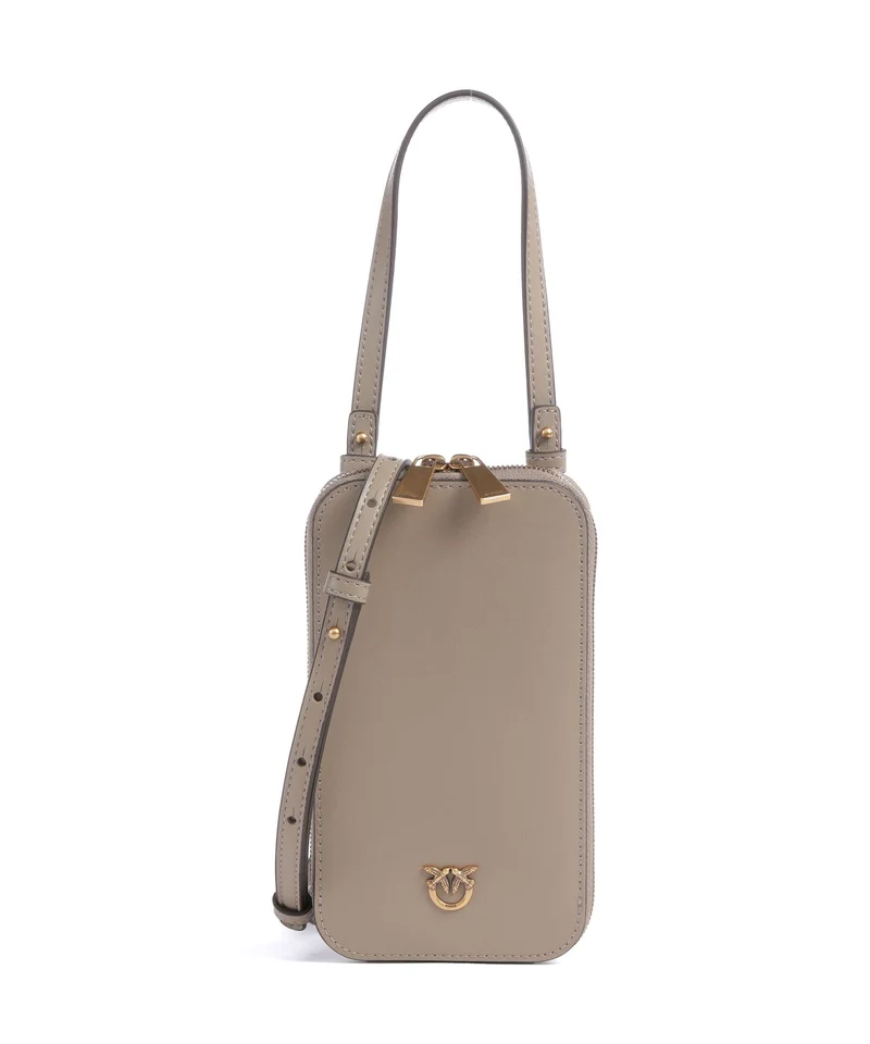 Pinko Telefonväska grigio talpa/antique gold