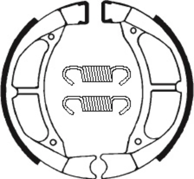 TECNIUM Scooter/Street/Off-Road Organic Brake shoes - BA182 1022297