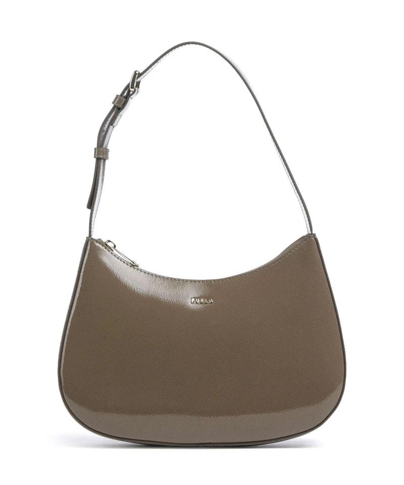 Furla Margot S Axelremsväska muddy gray