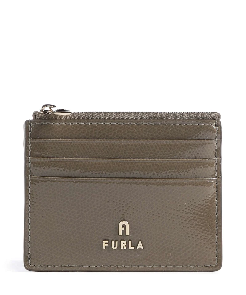 Furla Camelia S Korthållare muddy gray