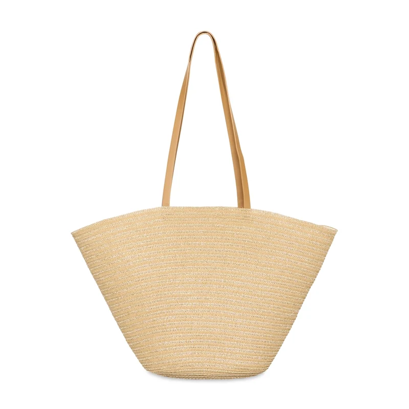 B.YOUNG dam väska BYVIESTA - NATURAL MEDIUM STRAW