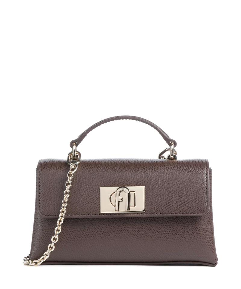 Furla 1927 Mini Crossover väska espresso