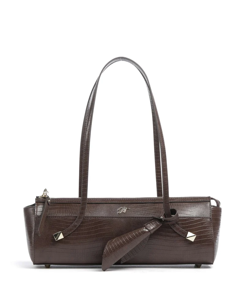 Steve Madden BINDUS Axelremsväska chocolate/gold