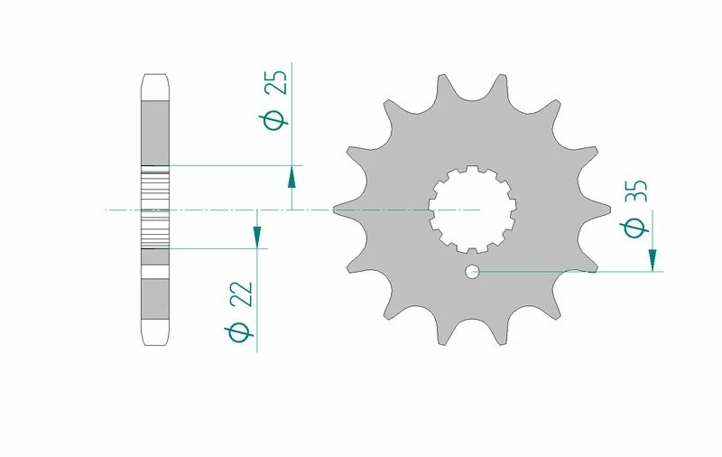 AFAM Steel Standard Front Sprocket 33600 - 630 33600-15