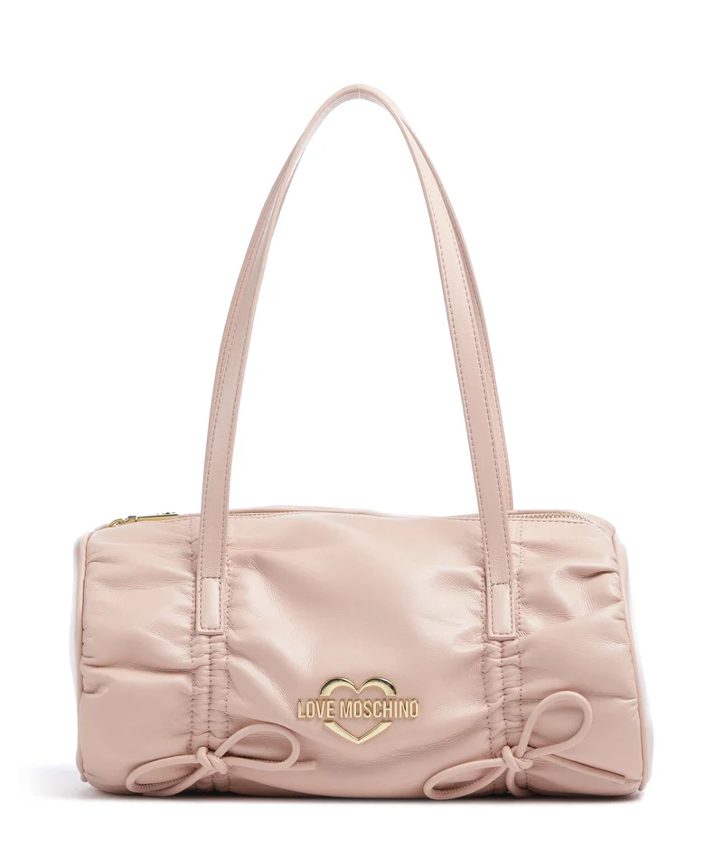 Love Moschino Softy Bow Axelremsväska rosa