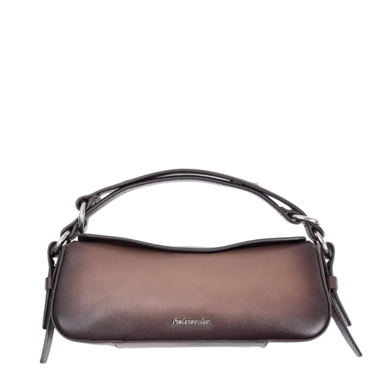 Bud Leather Bag Slim - Dark Brown