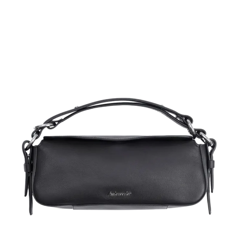 Bud Leather Bag Slim - Black