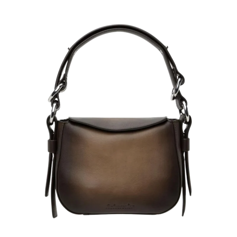 Bud Leather Bag Mini - Dark Brown