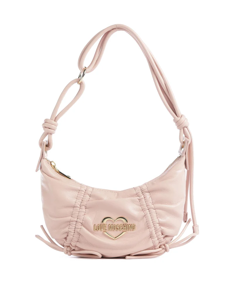 Love Moschino Softy Bow Axelremsväska rosa