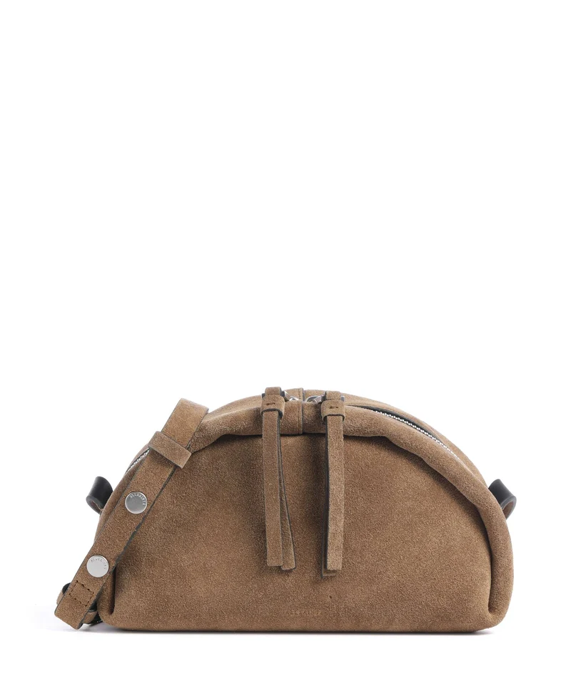 AllSaints Rosalie Arc Crossover väska warm olive brown