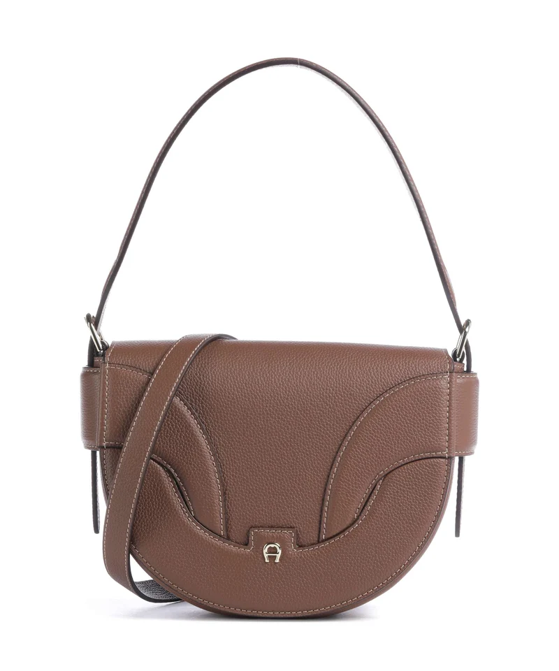 Aigner Sellina S Axelremsväska saddle brown