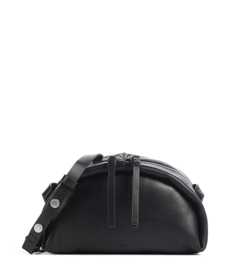 AllSaints Rosalie Arc Crossover väska black/silver