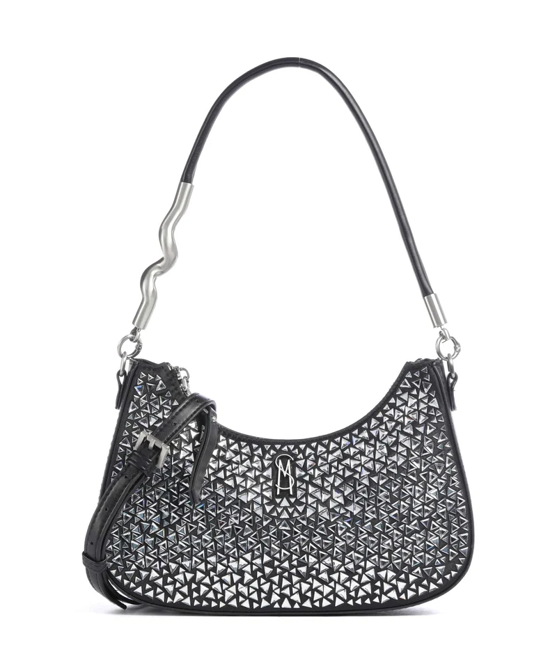 Steve Madden BRAZ Axelremsväska black/nickle