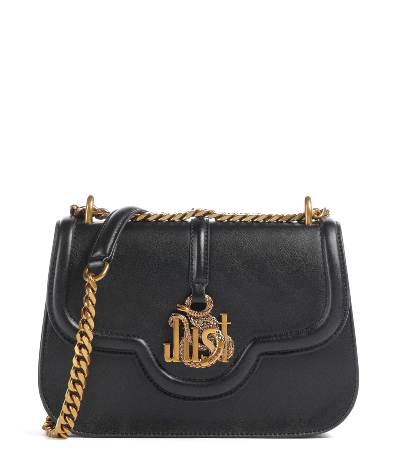 Just Cavalli Just Snake Axelremsväska black