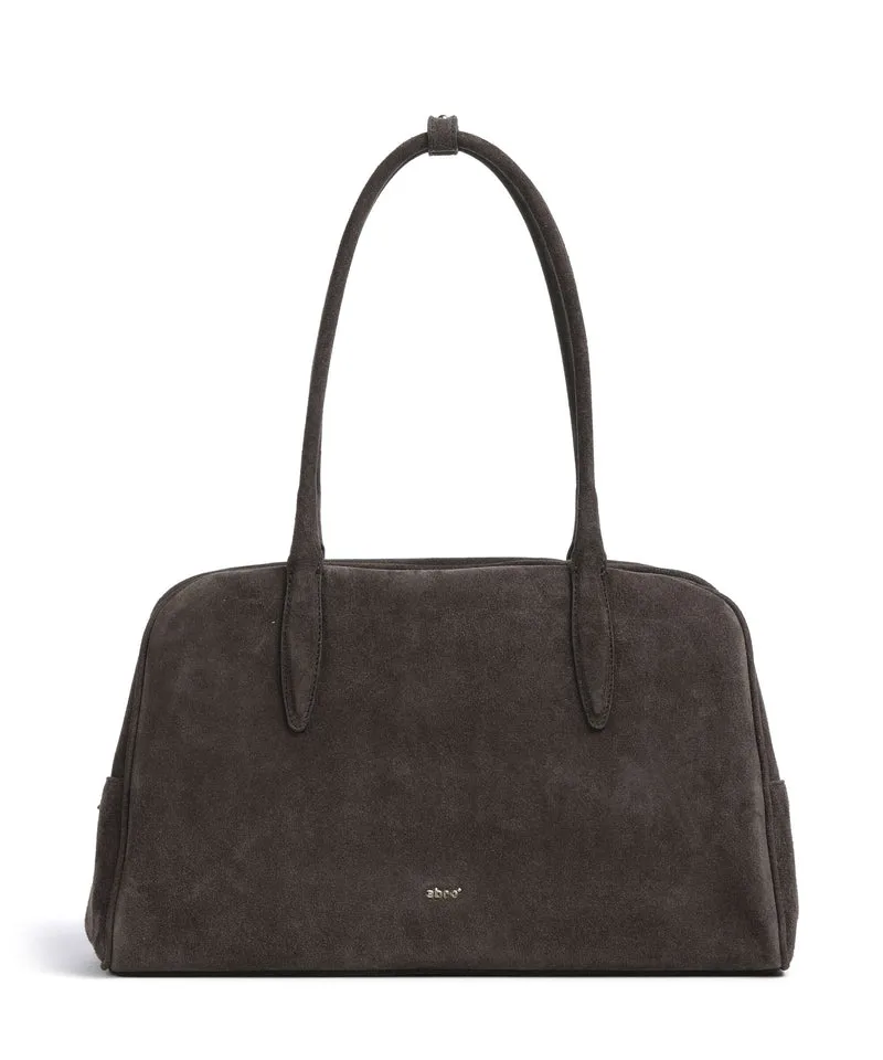Abro Suede Amara Axelremsväska dark brown