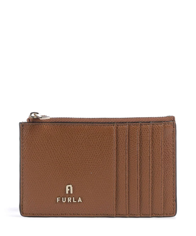 Furla Camelia M Korthållare cognac