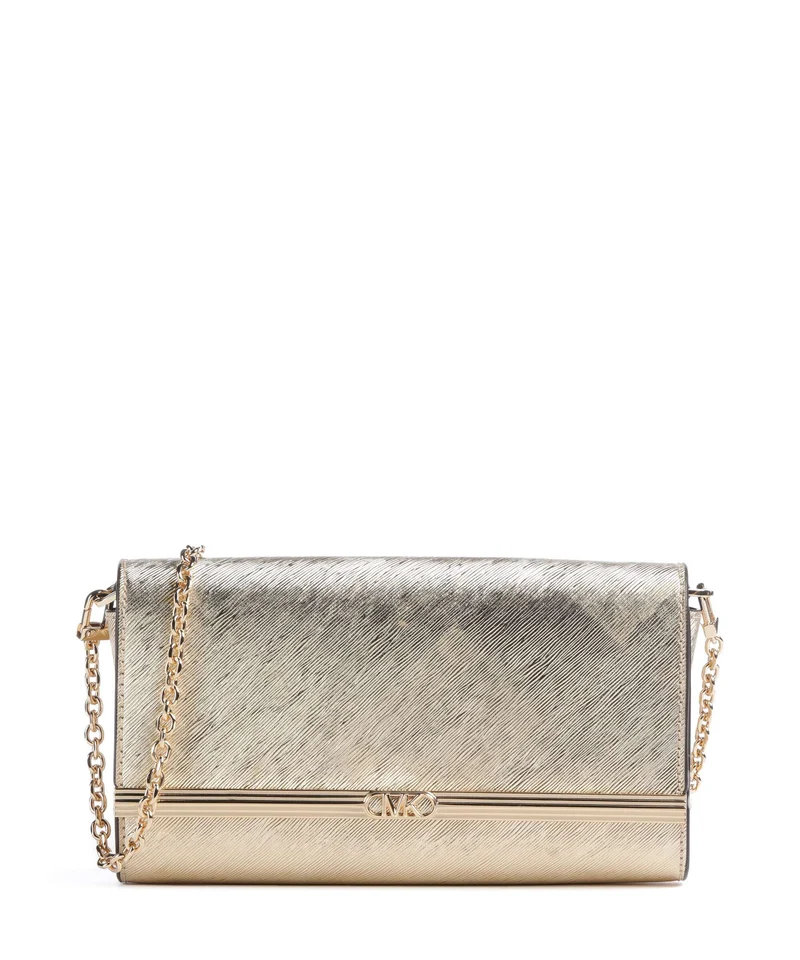 Michael Kors Mona Large Crossover väska pale gold