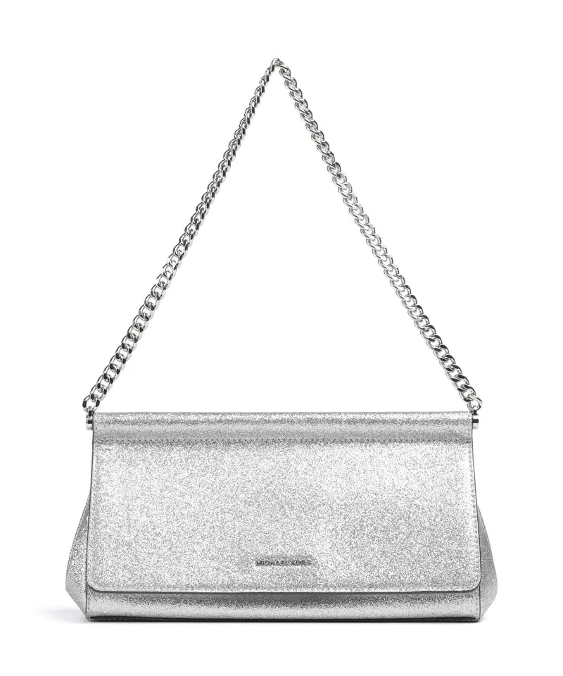 Michael Kors Carmine Crossover väska silver