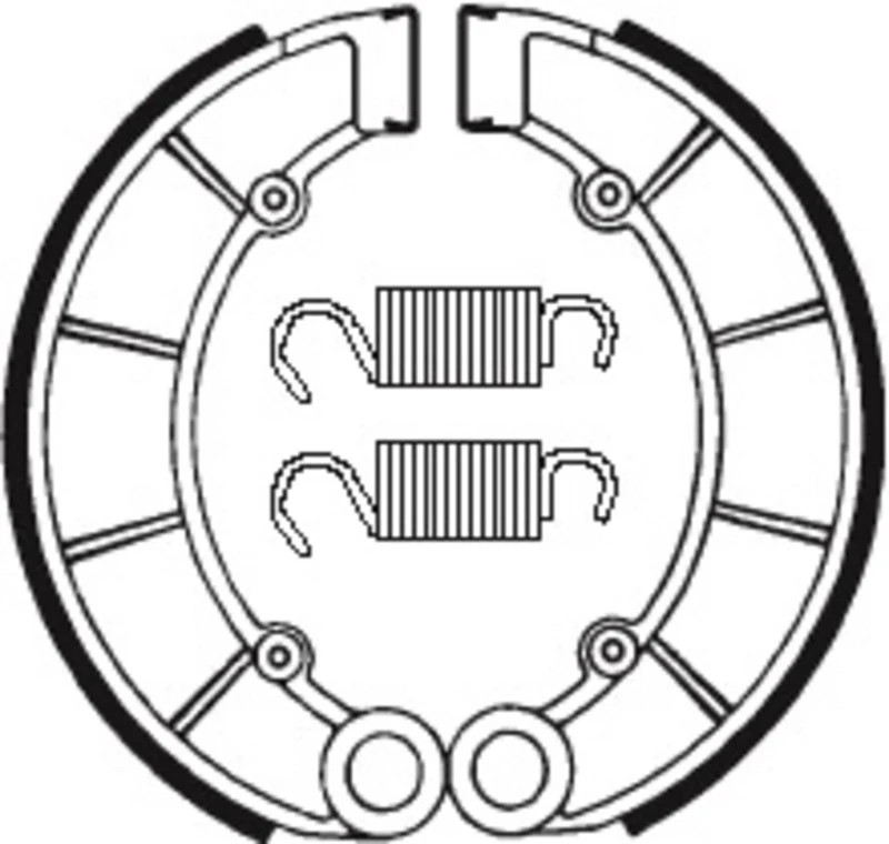 TECNIUM Street Organic Brake shoes - BA027 1022212