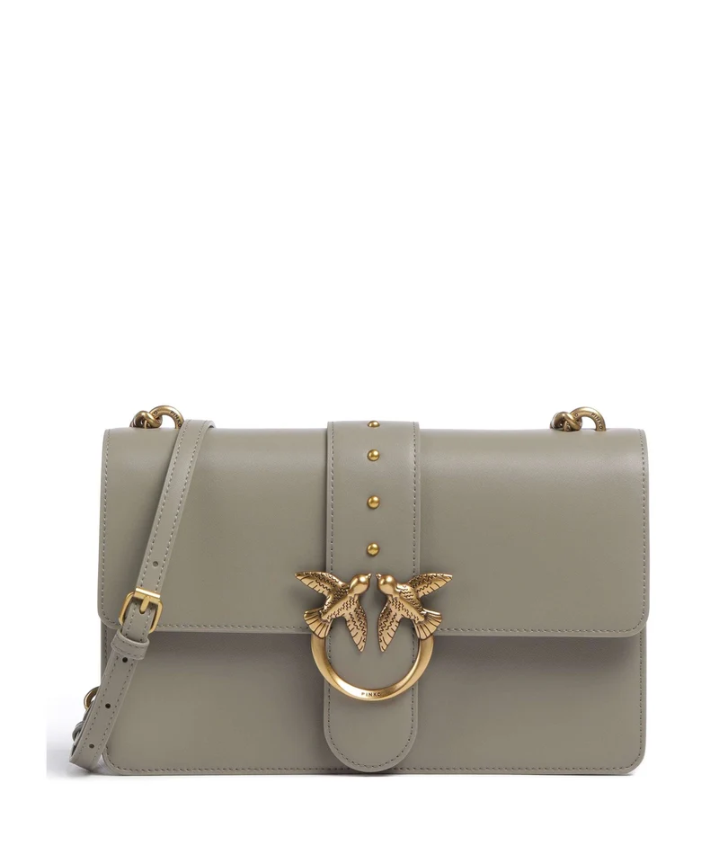 Pinko Love One Classic Crossover väska noce/antique gold