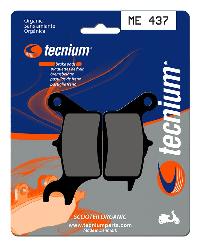 TECNIUM Organic Right Brake Pads - ME437 1090541