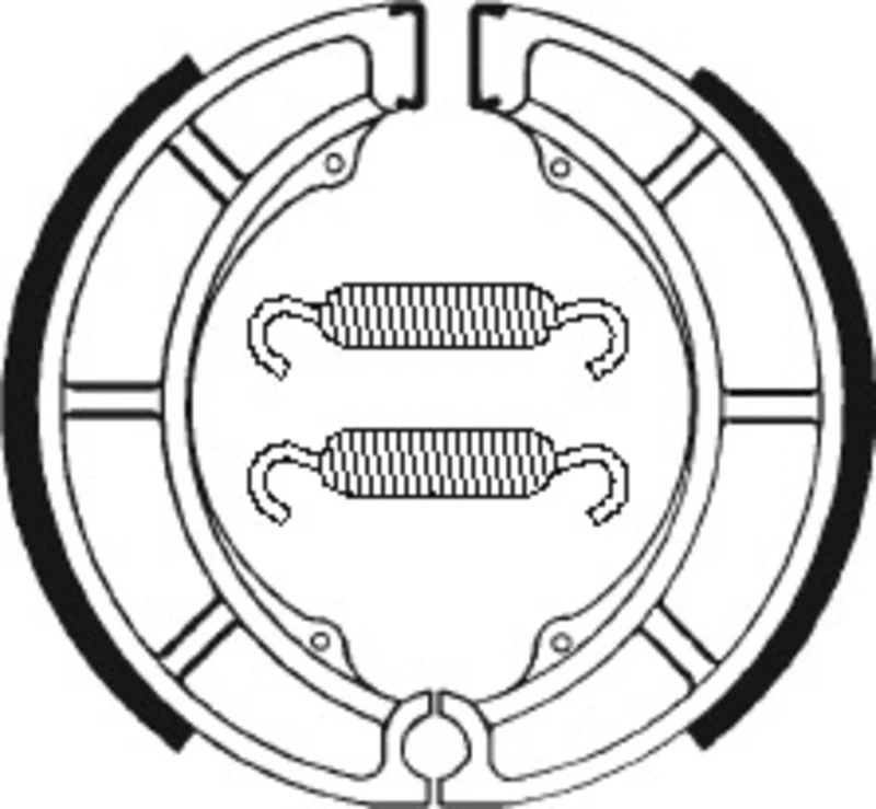 TECNIUM Street/ATV Organic Brake shoes - BA052 1022237