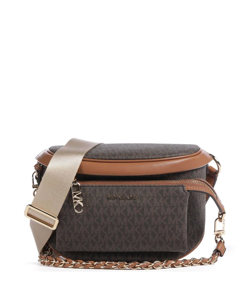 Michael Kors Slater Crossover väska brown/acorn