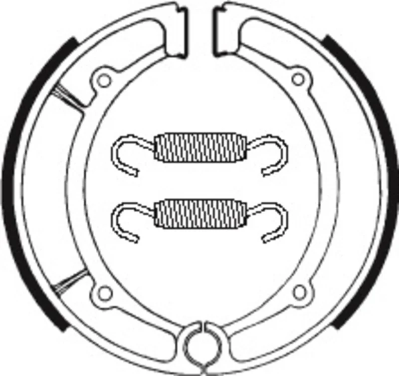 TECNIUM Scooter/Street/ATV Organic Brake shoes - BA066 1022249