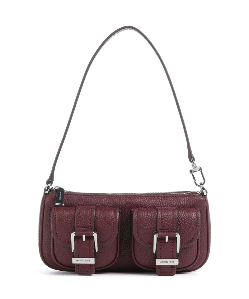 Michael Kors Zoe Small Axelremsväska oxblood