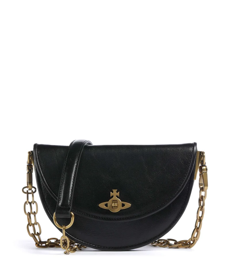 Vivienne Westwood Bonnie Polished Crossover väska black