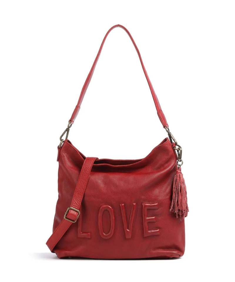 Taschendieb Wien Paoliweg 2 Axelremsväska red solid