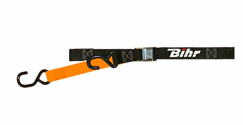 BIHR Bicolor Loop Straps Black/OrangeL27-031K/O